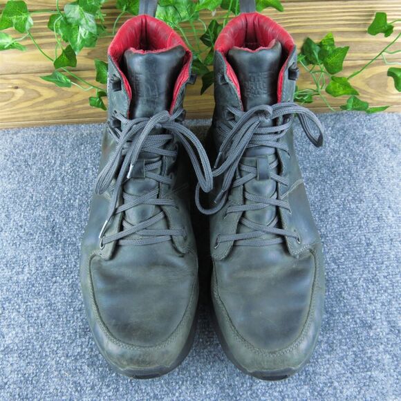 The North Face Men Snow Boot Black Leather Lace Up Size 13 Medium‎ - Picture 3 of 10